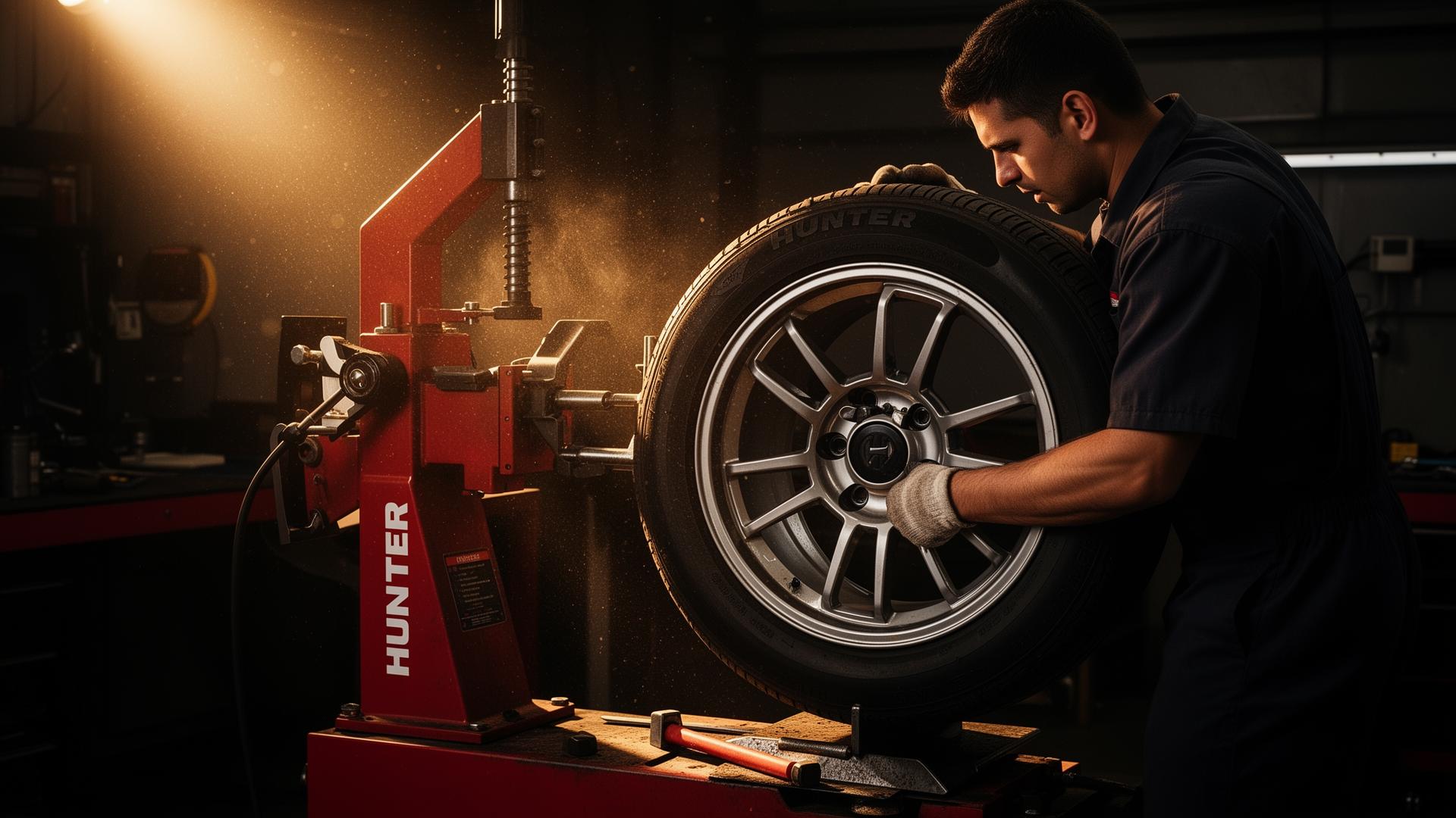 Inside the Country Tire & Wheel shop